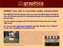 Tablet Screenshot of db-graphics.com